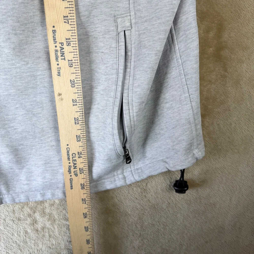 Polo Ralph Lauren Mens XL Gray Full Zip Performance Vest Mock Neck Mesh Lined